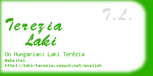 terezia laki business card