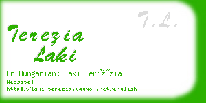 terezia laki business card